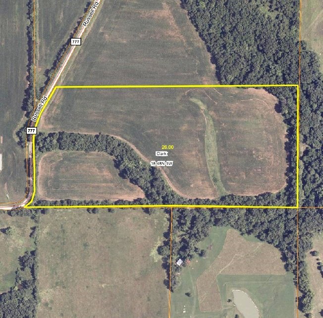 Russell Rd. (Tract 6 - 26+/- Acres)