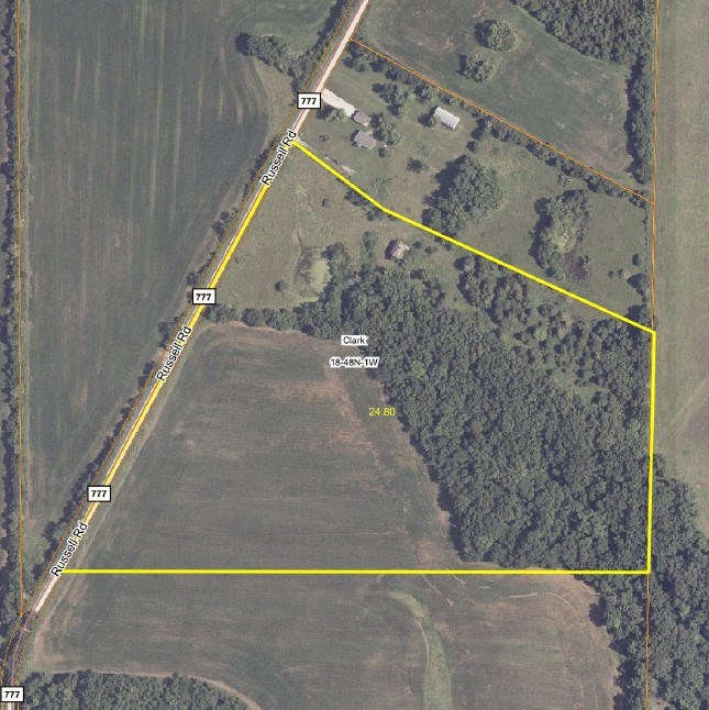 Russell Rd. (Tract 5 - 24.80+/- Acres)